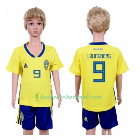 Fußballtrikots Schweden Ljungberg 9 Kinder WM 2018 Heimtrikotsatz kaufen